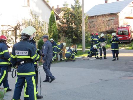 Gasilska vaja ob mesecu požarne varnosti 18